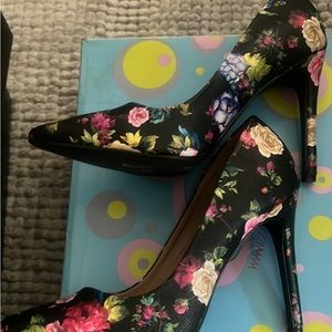 Flower High Heels Woman Shoes